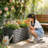  8x4x2ft Galvanized Raised Garden Bed Kit, Metal Planter Boxes Outdoor With Easy Assembly, Large Garden Bed For Vegetables, Fruits, Flower, Herbs Rectangle Silver