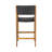 GENESEE WICKER & WOOD BAR STOOL