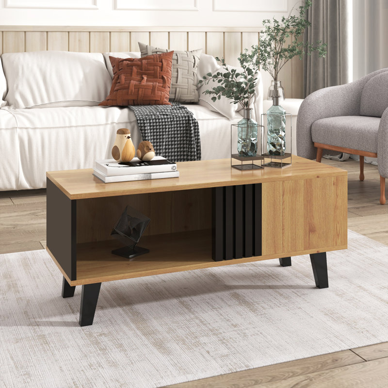 Four Leg Coffee Table with Storage