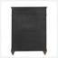 Simple Contemporary 1Pc Chest Of Drawers Rustic Oak Veneer Solid Wood English Back Dovetail Drawers Bedroom Furniture Mirror Panel