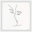 Face Outline - Single Picture Frame Painting-844042246