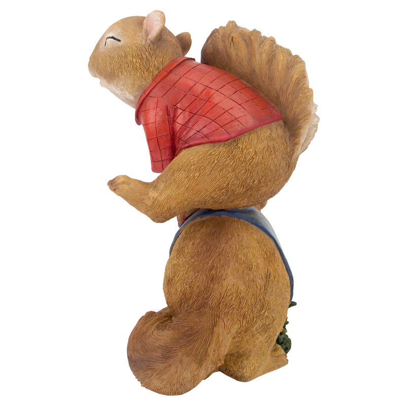 Leaping Squirrels Garden Statue