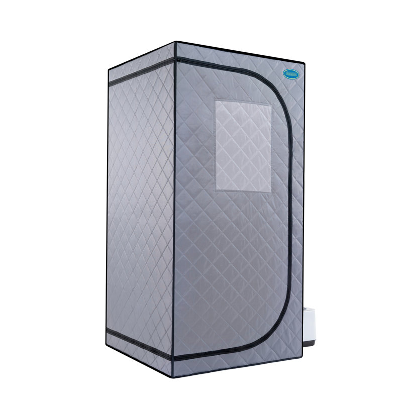 Grey Mini Plus Portable Steam - Home Spa Tent With Generator, Remote. Easy To Assemble. Rapidly Heat. . Waterproof & Insulating. Chair. 360 Flow. System. Enhance Skin Glow Gen, Foldable Seat. Simple