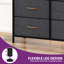Ludwina 100cm W 9 - Drawer Chest of Drawers-1135328797