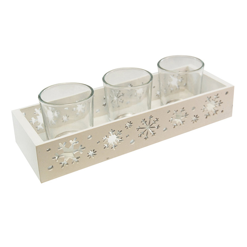 1.75'' H Glass Tabletop Votive Holder