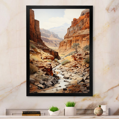 «Barriera Canyon Endless Journey I», reproduction sur toile