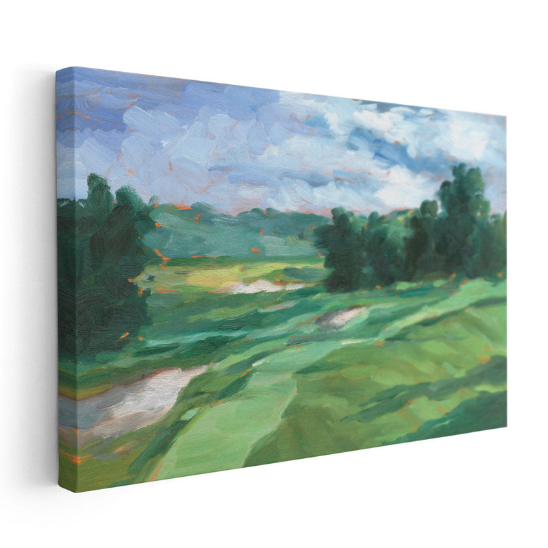 «Golf Course Study IV», reproduction d'art sur toile, H 20 po x l 30 po