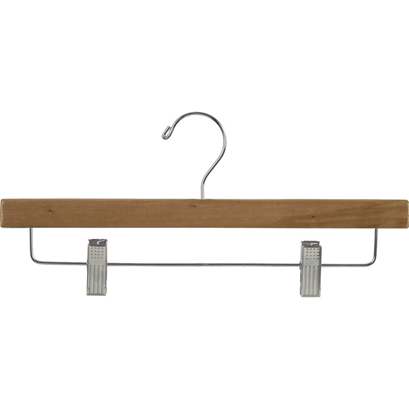 Cintre en bois d'aulne avec pinces, 25
