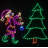 Elf Decorating Tree Christmas Lighted Display