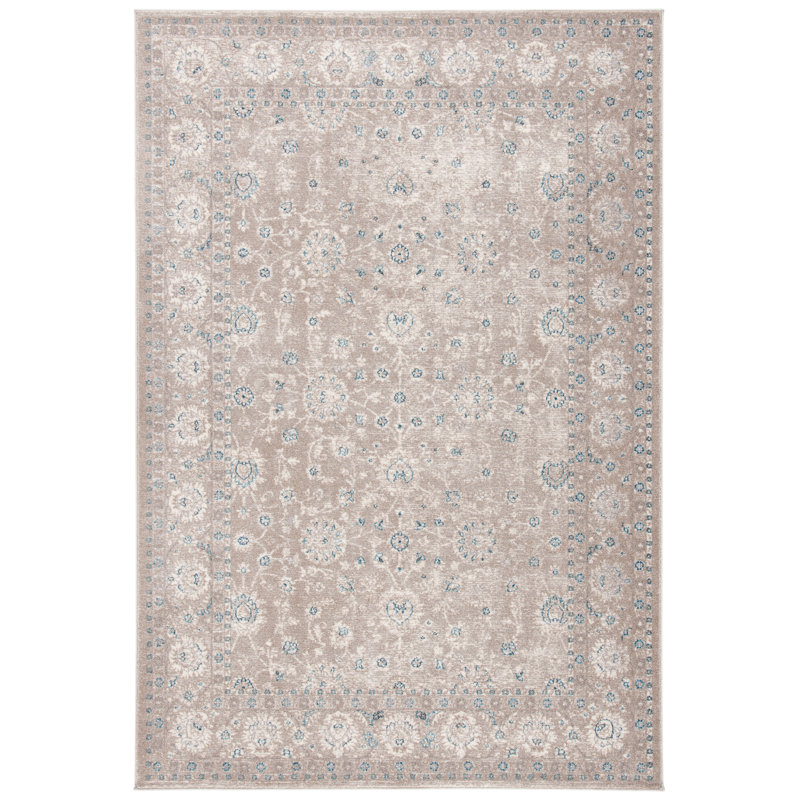 Tapis oriental brun clair Meara, Rectangle 9 pi x 12 pi