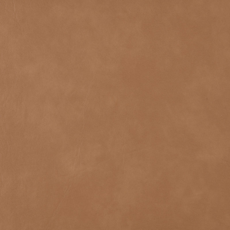 Lit tapissier Arvada, Cognac végétalien en cuir / brossé naturel, Grand