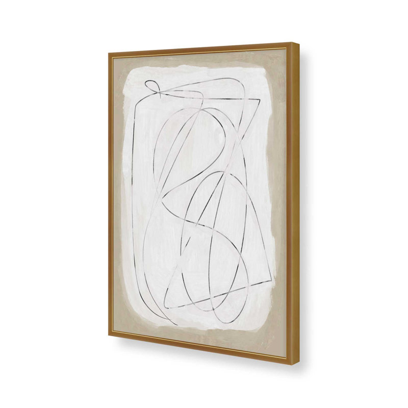Format par Garima Dhawan, reproduction d'art sur toile, H 48 po x l 36 po, Doré