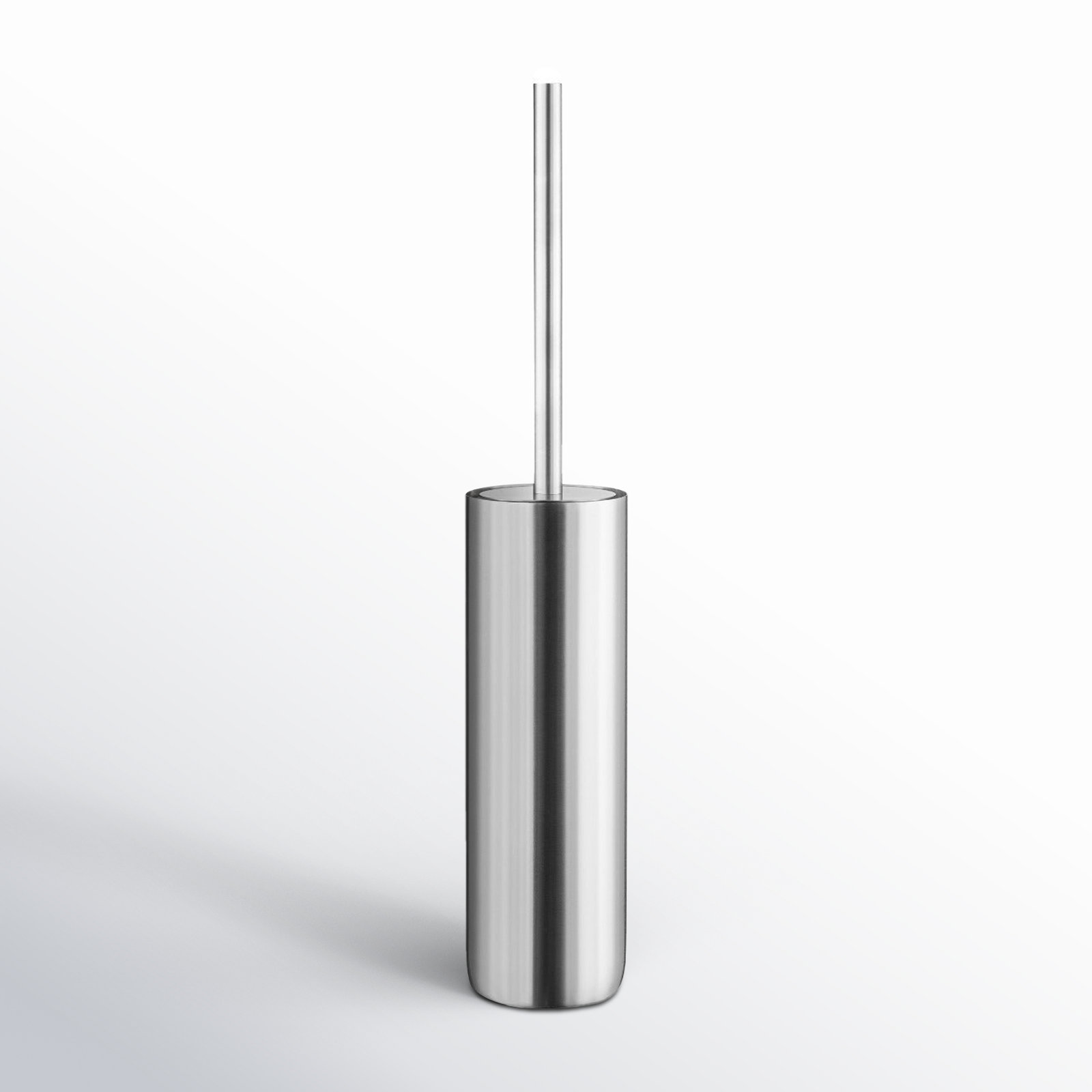 Modo Toilet Brush and Holder, Brushed Stainless Steel