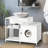 Cat litter box enclosure for bathroom
