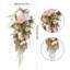Bouquets en cascade pour la mariée, bouquet de mariage artificiel en forme de goutte d'eau - bouquet de demoiselle d'honneur