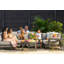 Aluminum Outdoor Coffee Table; Round
