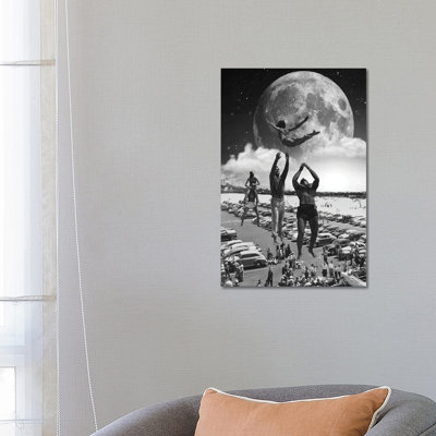 Catch Her by Kiki C Landon - Wrapped Canvas Print