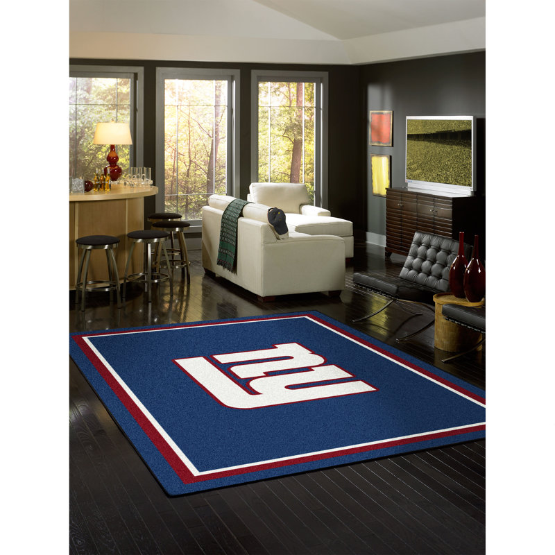 Indoor Rug, Rectangle 5'4" x 7'8", New York Giants