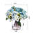 Faux Silk Rose Arrangement in Vase-41438212