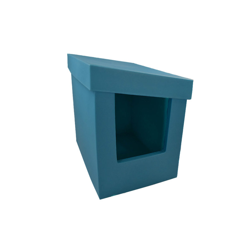 Sloped Standard Litter Box, Teal