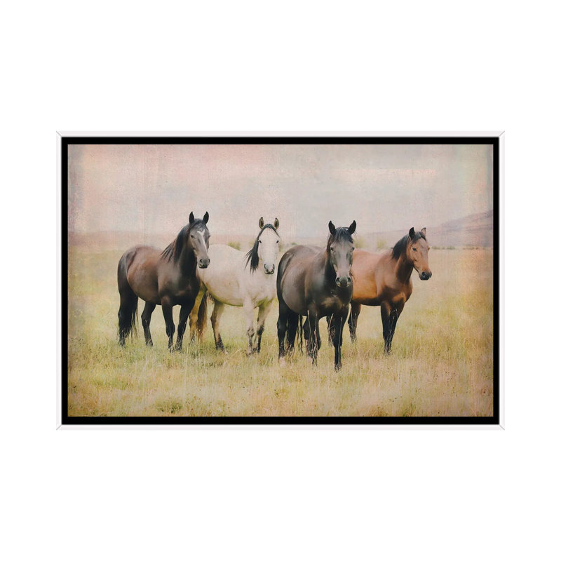 Our Home by Rhonda Thompson - Floater Frame Print on Canvas