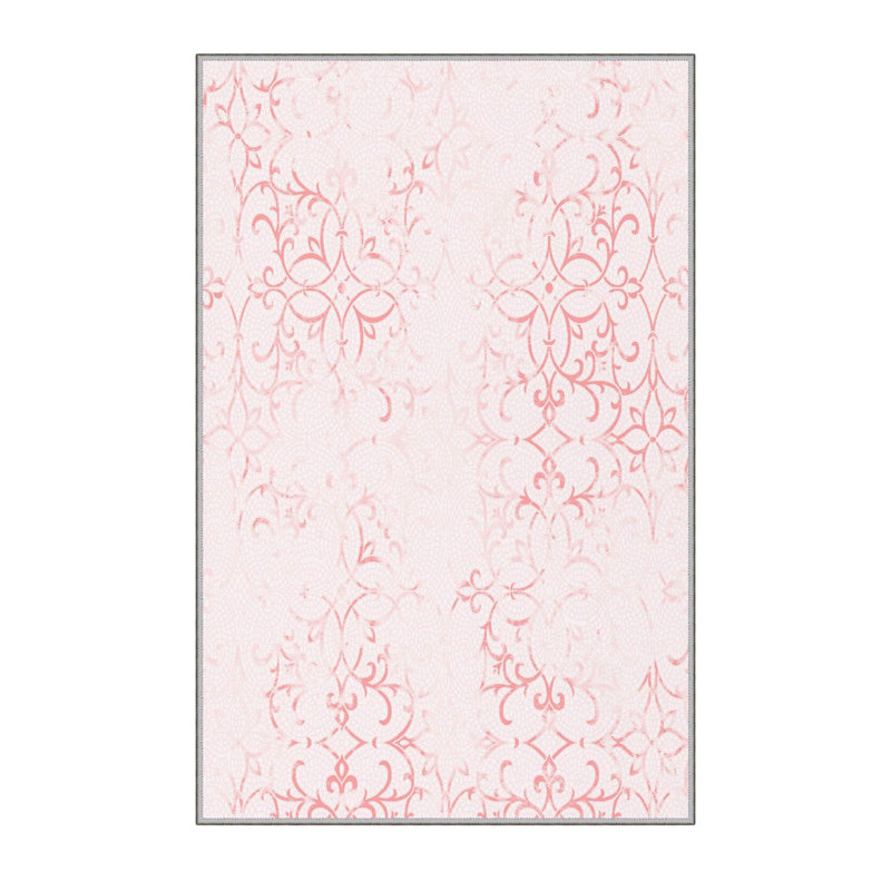 High-Quality 3D Printed Area Rug (2.6 x 4.0 ft), 100% Polyester, 0.3 in Pile Height | Antibacterial, Non-Slip PVC Felt Dot Underside | Machine Washable, Elegant Design for Living Room, Bedroom & Office