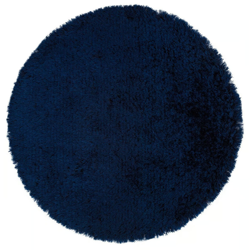 Tapis rond en coton Ulana, Rond 4 pi 11 po