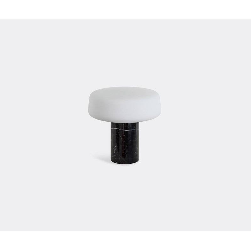Solid LED Table Lamp, Nero Marquina