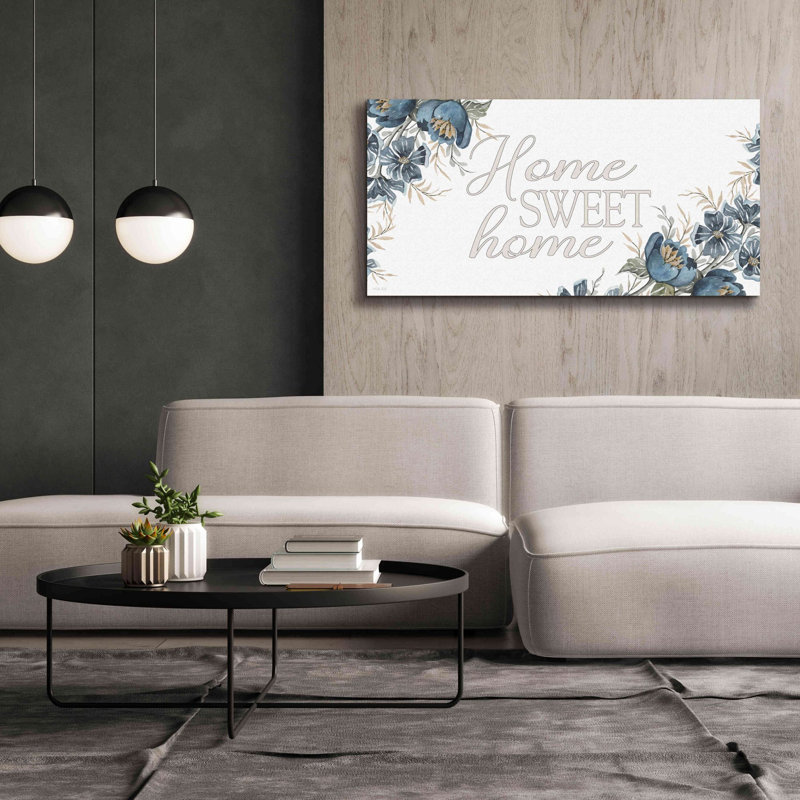 «Home Sweet Home» par Cindy Jacobs, art mural sur toile giclée, 40 po x 20 po, H 30 po x l 60 po