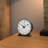 Analogue Quartz Movement / Crystal Tabletop Clock with Alarm in Black