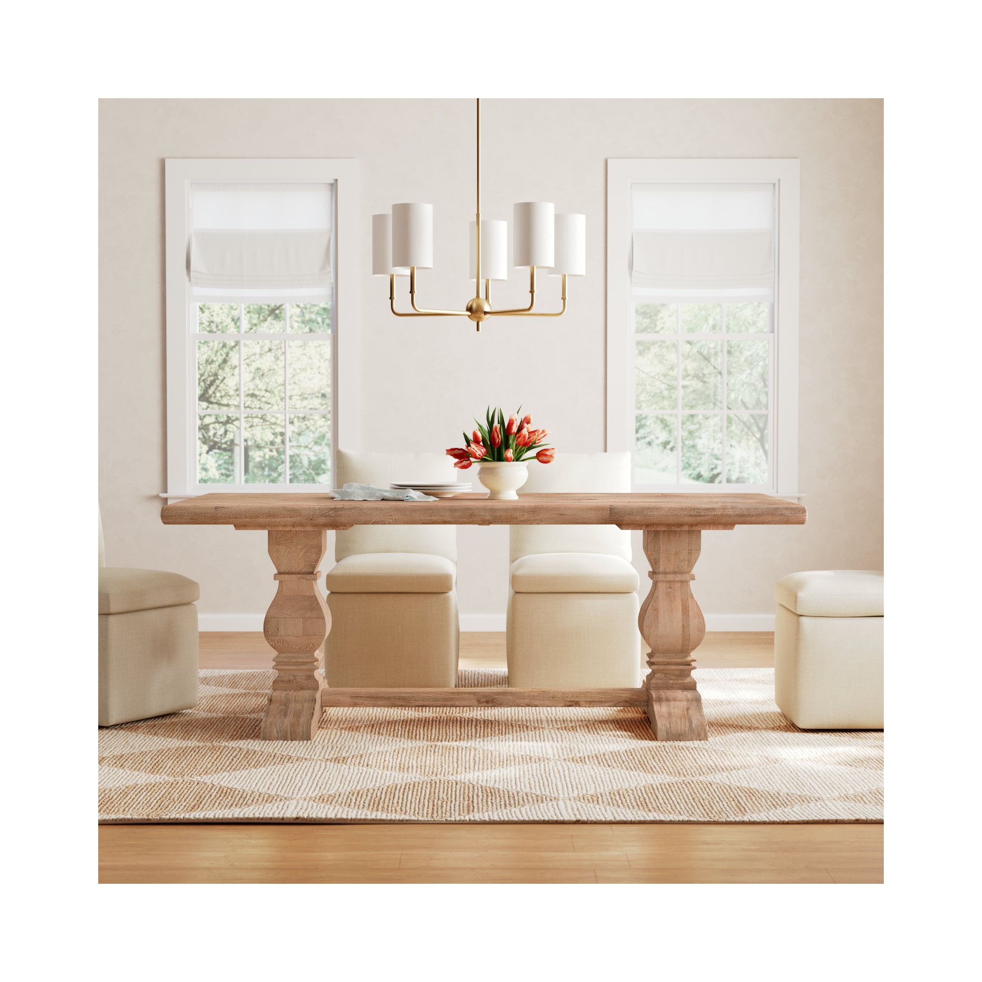Lyons Dining Table, 36" W x 72" L