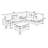 Luchiano 112" Wide Reversible Sofa & Chaise with Ottoman-1379093979