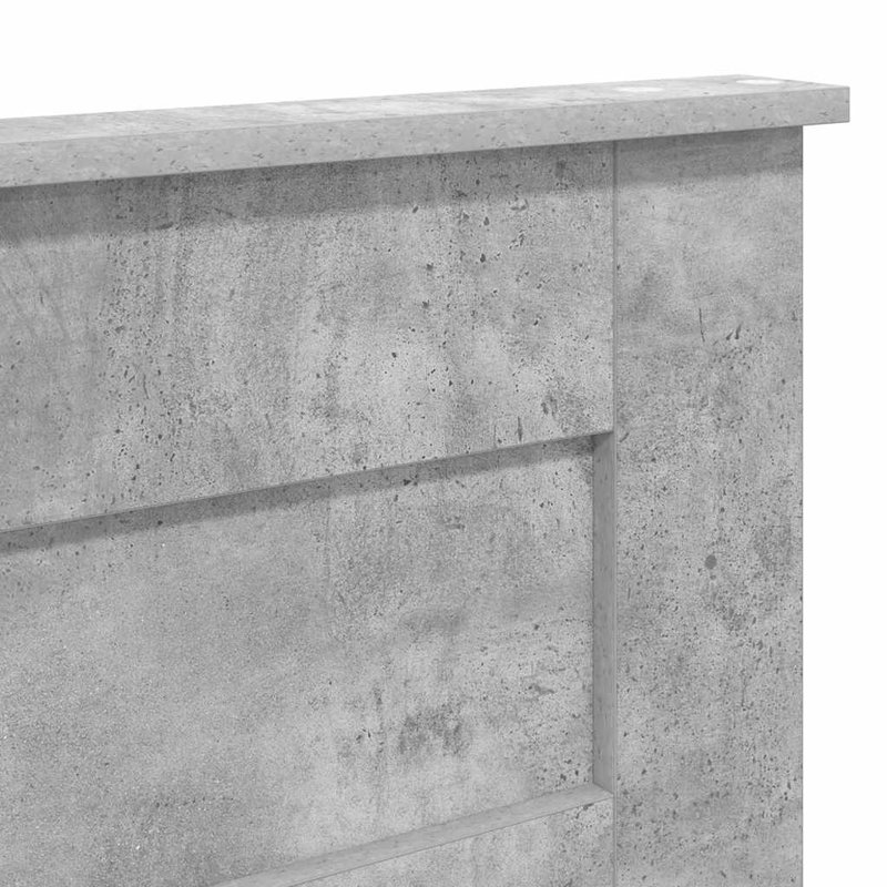 Headboard, EU Double - 135 x 200 cm, Concrete Grey
