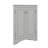 Triangle Corner Cabinet Featuring Adjustable Shelves And Stylish Doors-1284627085