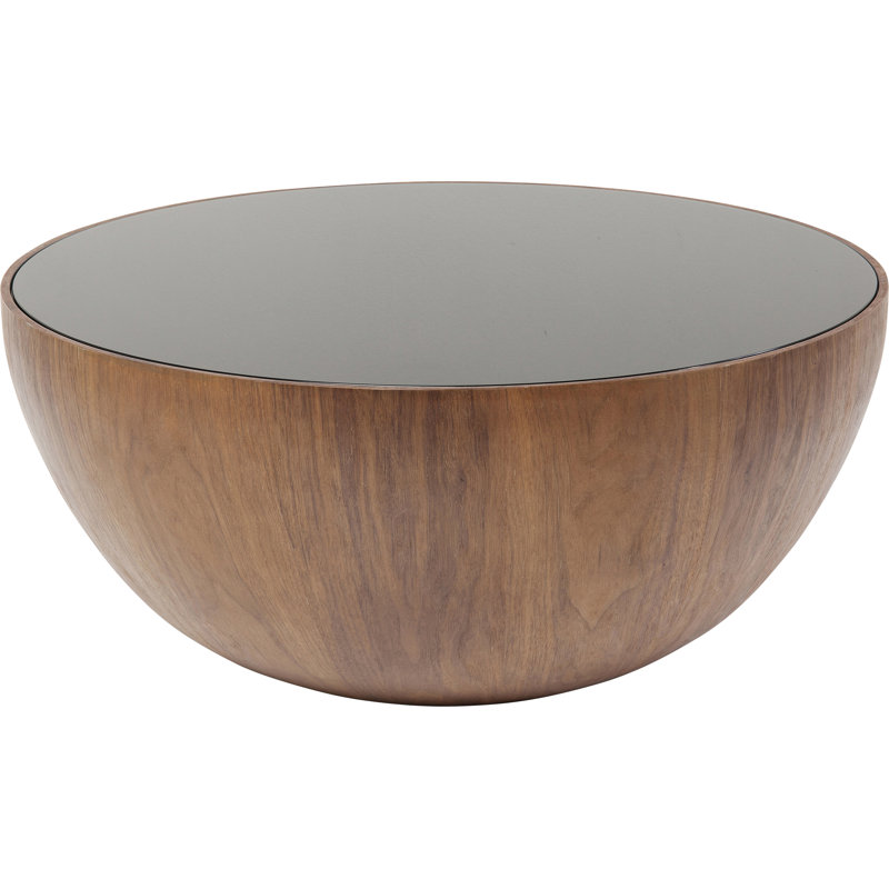 Coffee table Tear Drops Walnut 80cm