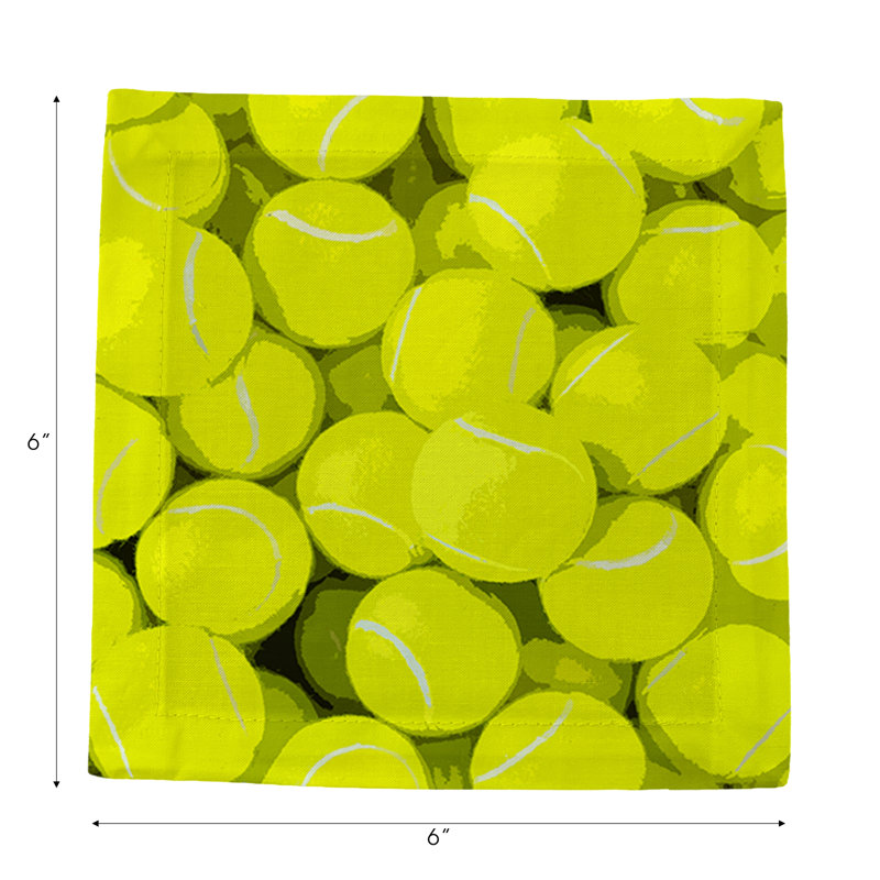 Serviettes de tennis en satin de coton