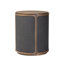 Bertie End Table-Black Linen