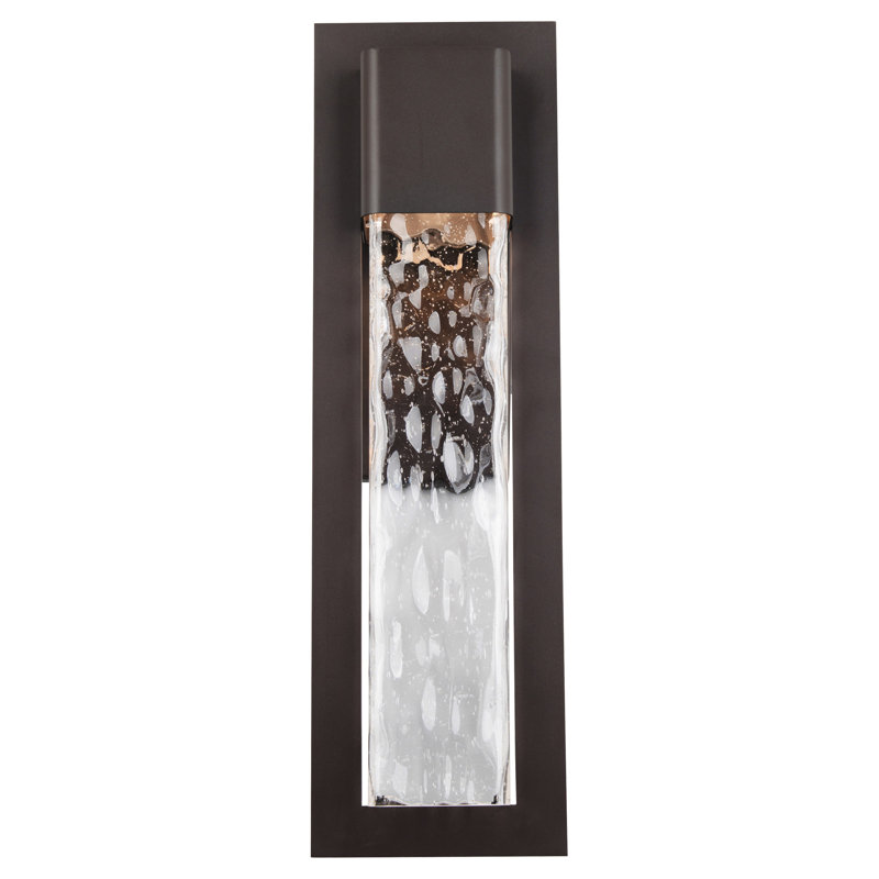 Mist LED Wall Light, Bronze, 25" H x 7.5" W x 6.5" D