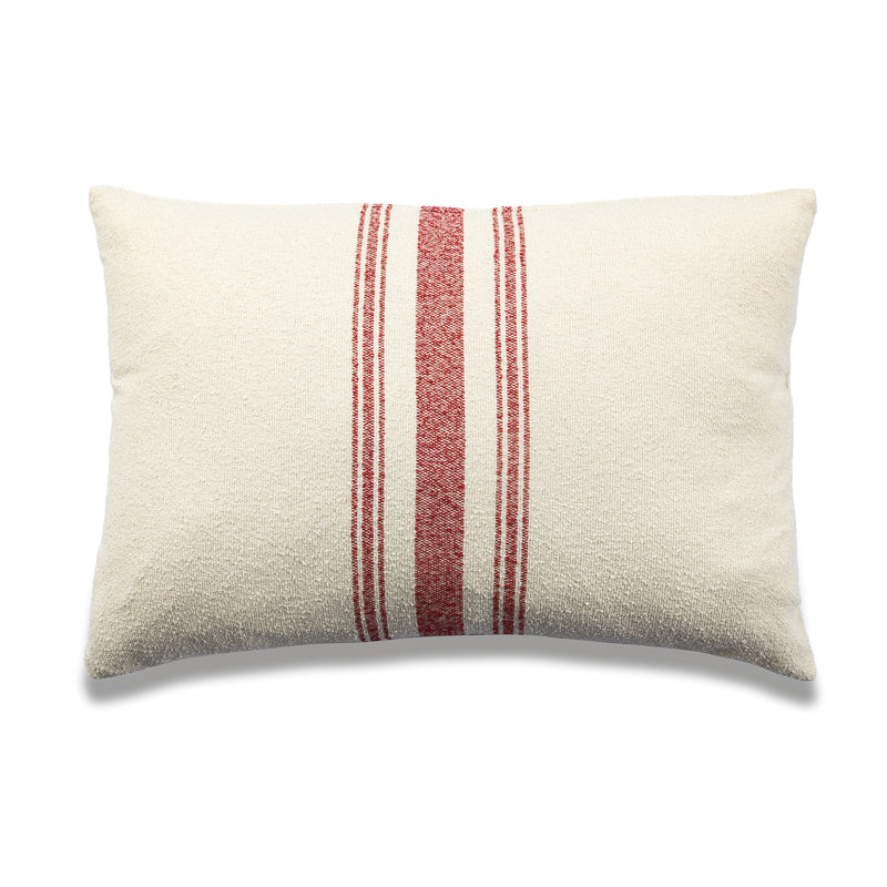 Lombaire en mélange de coton Lemanski, Mélange de duvet, Rouge