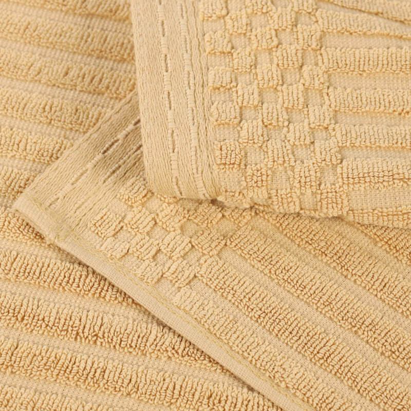 Collection de serviettes en coton Soho Spa, Doré, Ensemble de 2 draps de bain