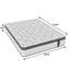 Grand matelas hybride en mousse 10 po