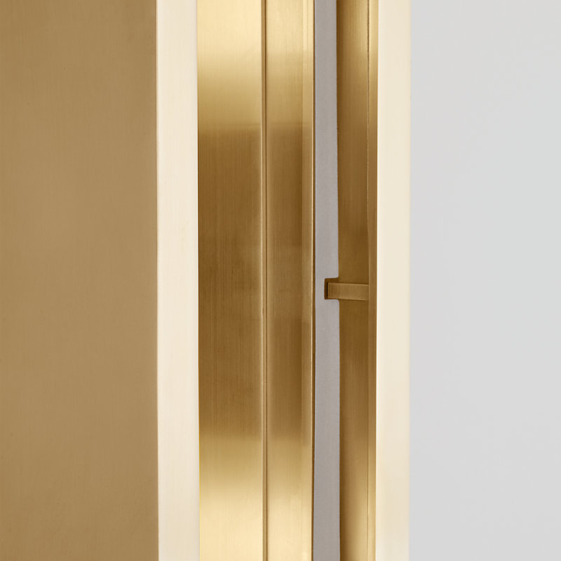 Kelly Wearstler Melange Elongated Sconce, Antique-Burnished Brass