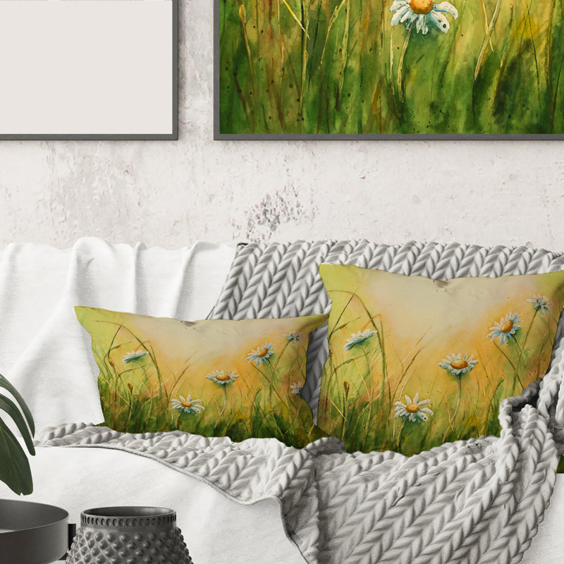 Floral Throw Pillow