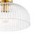 Whistler 1-Light Ceiling Light in Natural Brass