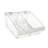Small Deep Bin Tray Kit with Adjustable Dividers, up to 3 Compartments for Pegboard or Slatwall