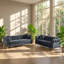 Canapé 3 places en velours Chesterfield l 83 po x P 32 po x H 30 po Welike