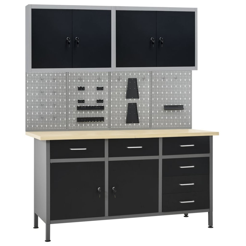 Établi à hauteur ajustable l 62,99 po Kezar