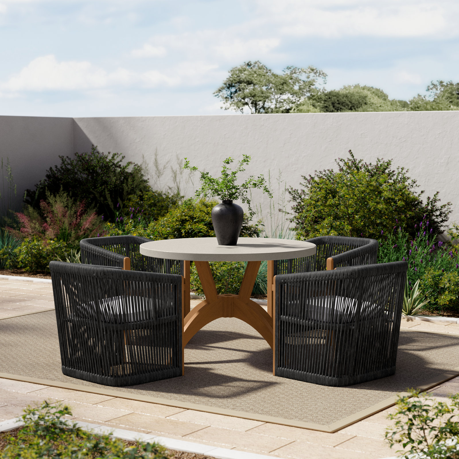 Aniston 48" Sunbrella® Patio Dining Set