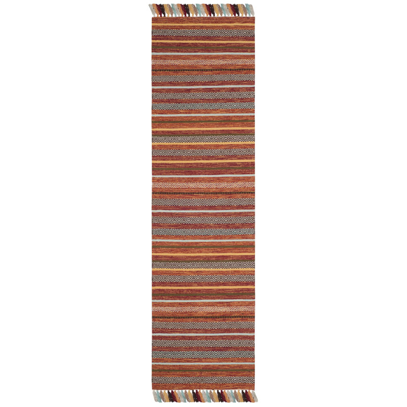 Montauk Hand Woven Cotton Striped Rug