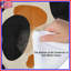 Édredon abstrait noir et orange-124117032